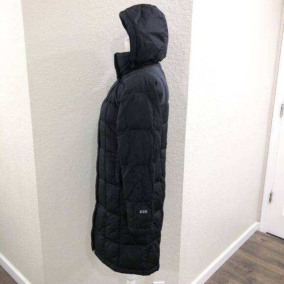 The North Face Metropolis Black Parka 600 Goose Down Fill Puffer Coat Jacket - Picture 6 of 13